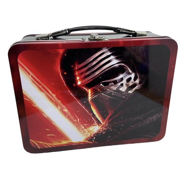 Vandor Star Wars Tin Tote The Force Awakens Darth Vader Metal Large Lunch Box - Picture 1 of 7